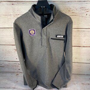 Orlando City SC Fleece Columbia MLS Soccer PFG Gray Men's Medium